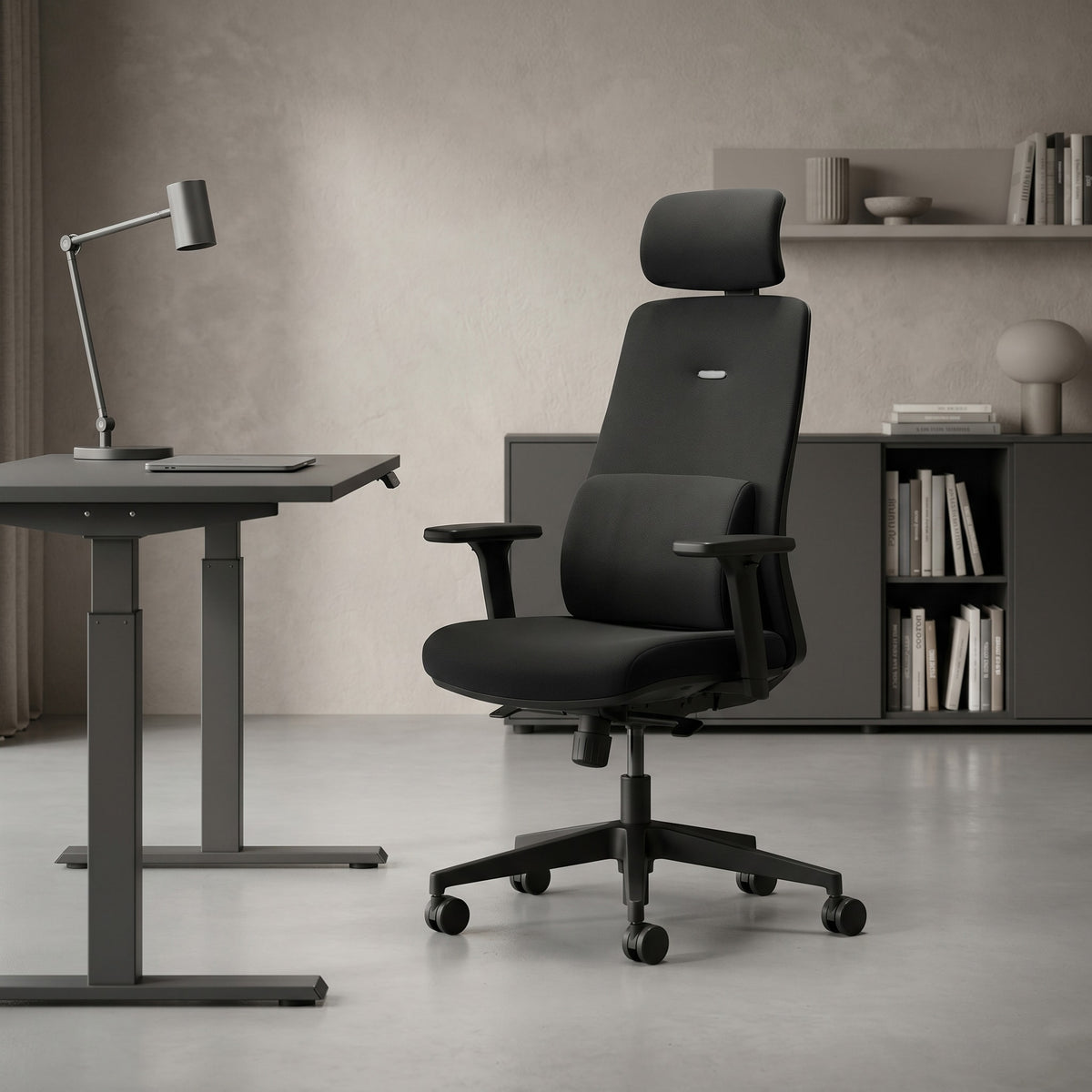 Upholstered High Back Executive Chair
