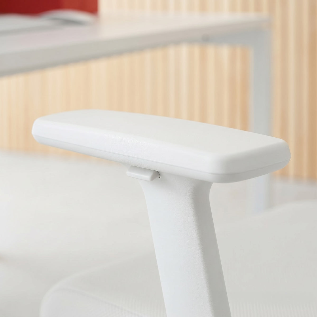 White Flip Armrest