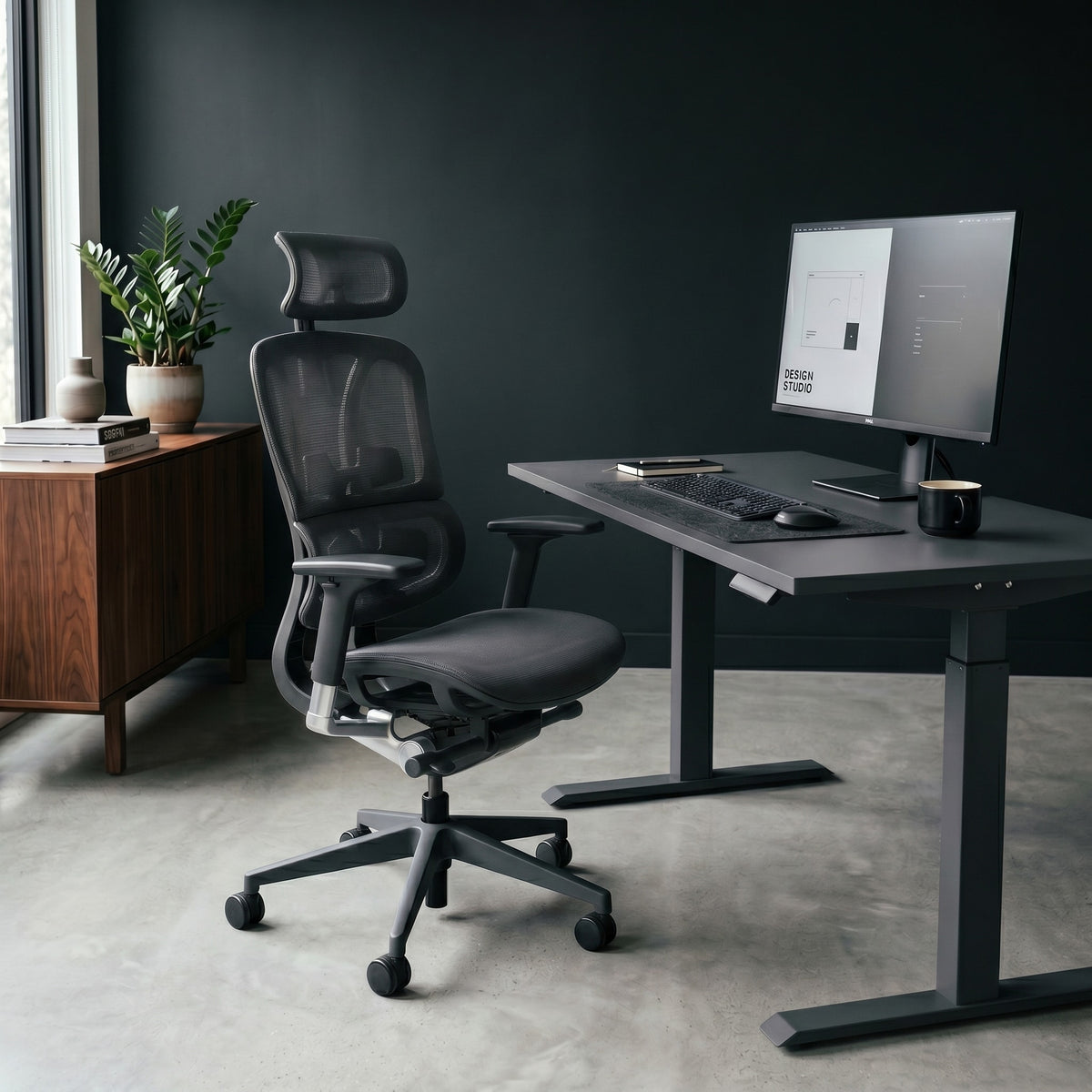 Cushioned High Back Executive Chair